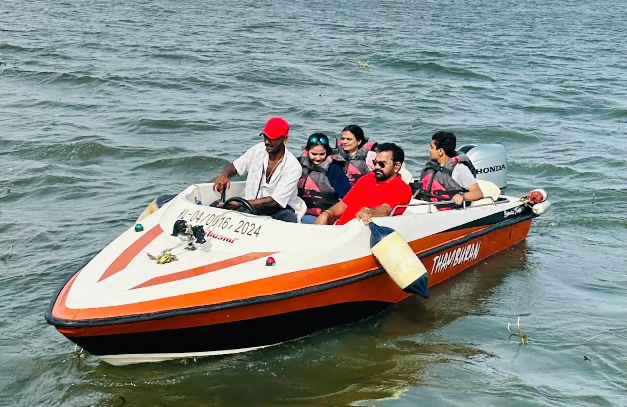 Speedboat in Alleppey